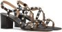 Valentino Garavani Rockstud leren sandalen Zwart - Thumbnail 2