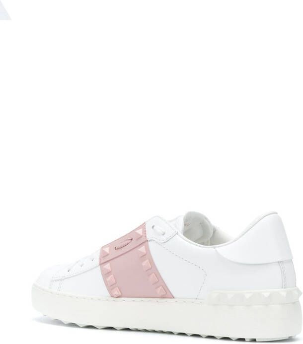 Valentino Garavani Rockstud leren sneakers Wit