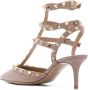 Valentino Garavani Rockstud pumps met puntige neus Roze - Thumbnail 3