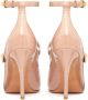 Valentino Garavani Rockstud pumps van lakleer Beige - Thumbnail 3