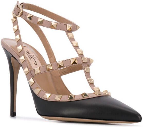 Valentino Garavani Rockstud pumps Zwart