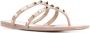 Valentino Garavani Rockstud rubberen sandalen Beige - Thumbnail 2