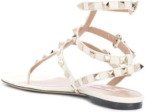 Valentino Garavani Rockstud sandalen Beige