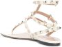 Valentino Garavani Rockstud sandalen Beige - Thumbnail 3