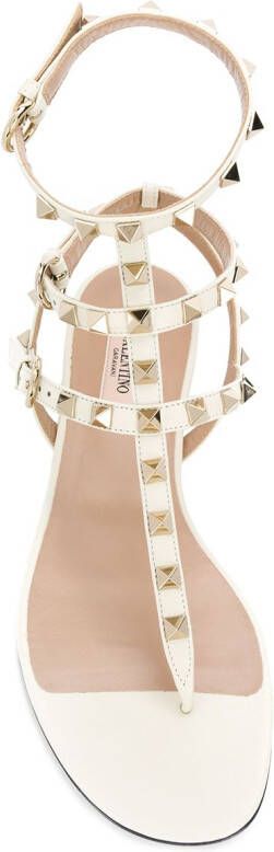 Valentino Garavani Rockstud sandalen Beige