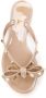 Valentino Garavani Rockstud sandalen dames messing pvc 35 Beige - Thumbnail 4