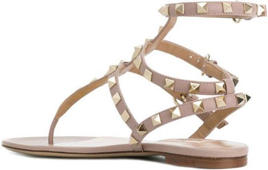 Valentino Garavani Rockstud sandalen Beige