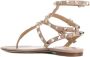 Valentino Garavani Rockstud sandalen Beige - Thumbnail 3