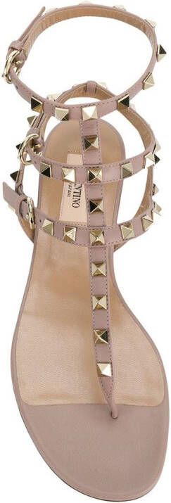 Valentino Garavani Rockstud sandalen Beige