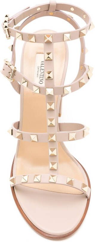 Valentino Garavani Rockstud sandalen Beige