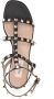 Valentino Garavani Rockstud sandalen met enkelbandje Zwart - Thumbnail 4