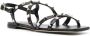 Valentino Garavani Rockstud sandalen Zwart - Thumbnail 2