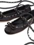 Valentino Garavani Rockstud ballerina's Zwart - Thumbnail 5