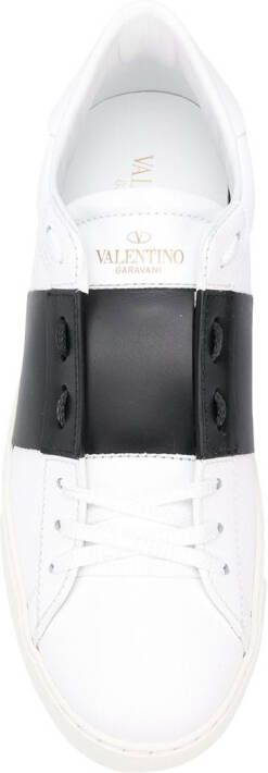 Valentino Garavani Rockstud slip-on pumps Wit