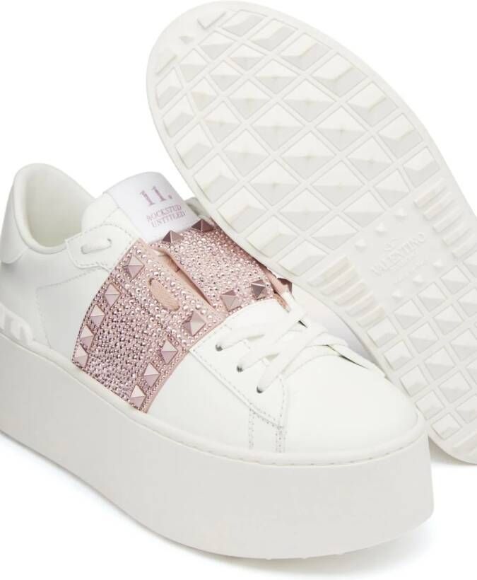 Valentino Garavani Rockstud Untitled sneakers Wit