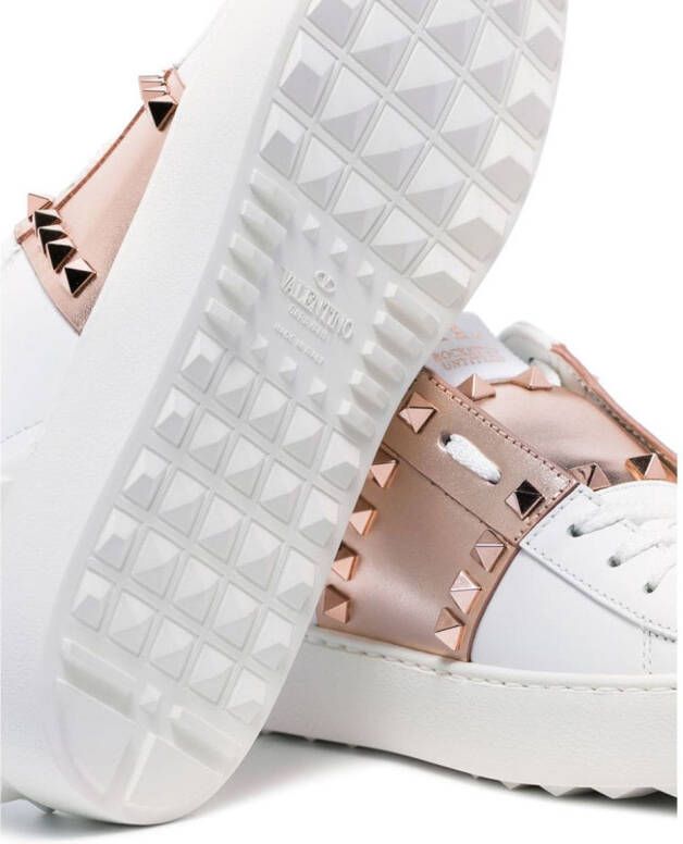 Valentino Garavani Rockstud Untitled leren sneakers Wit