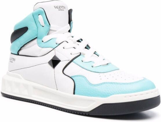 Valentino Garavani Roman Stud high-top sneakers Wit