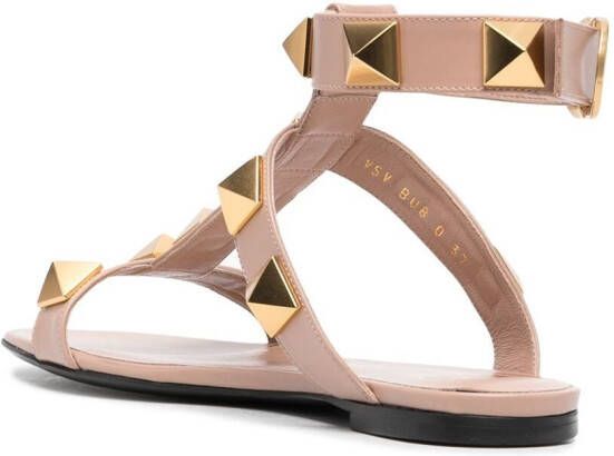 Valentino Garavani Roman Stud leren sandalen Roze