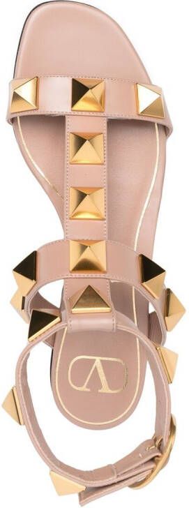 Valentino Garavani Roman Stud leren sandalen Roze