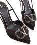 Valentino Garavani Signature slingback pumps met VLOGO Zwart - Thumbnail 5