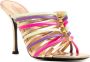 Valentino Garavani Stiletto muiltjes met bandjes Roze - Thumbnail 2