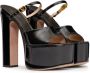 Valentino Garavani Tan-Go sandalen met plateauzool Zwart - Thumbnail 2