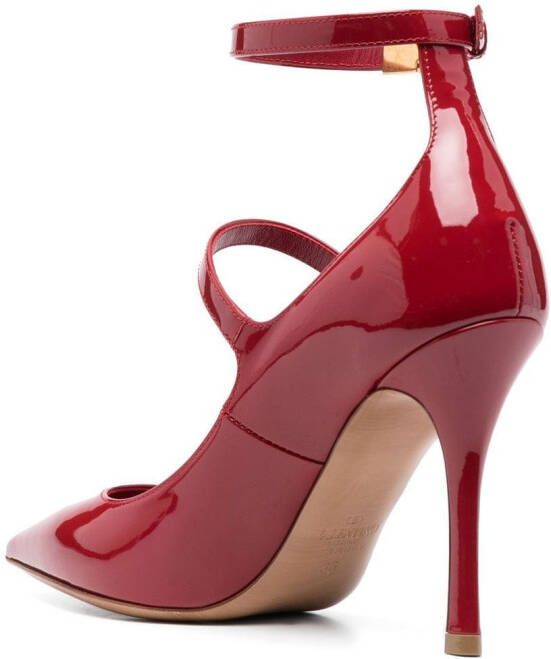 Valentino Garavani Pumps met open neus Rood