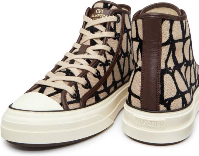 Valentino Garavani Totalop high-top sneakers Beige