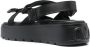 Valentino Garavani Uniqueform flatform sandalen Zwart - Thumbnail 3