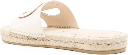 Valentino Garavani Uitgesneden espadrilles Beige