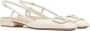 Valentino Garavani Vlogo Signature 20mm slingback pumps Beige - Thumbnail 2