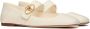 Valentino Garavani VLogo Locker Mary-Jane ballerina's Beige - Thumbnail 2