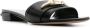 Valentino Garavani VLogo slip-on sandalen Zwart - Thumbnail 2