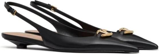 Valentino Garavani VLogo Signature leren pumps Zwart