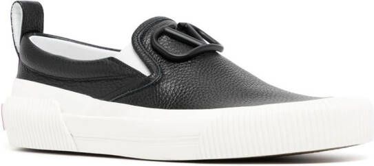 Valentino Garavani VLogo Signature slip-on sneakers Zwart