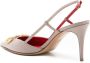 Valentino Garavani VLogo slingback pumps Beige - Thumbnail 3