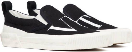 Valentino Garavani VLTN slip-on sneakers Zwart