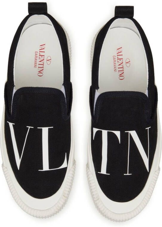 Valentino Garavani VLTN slip-on sneakers Zwart