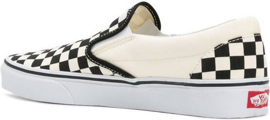 Vans checkerboard slip-on sneakers Wit