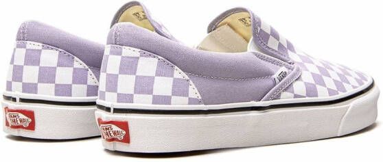 Vans "Classic Checkerboard slip-on sneakers" Paars