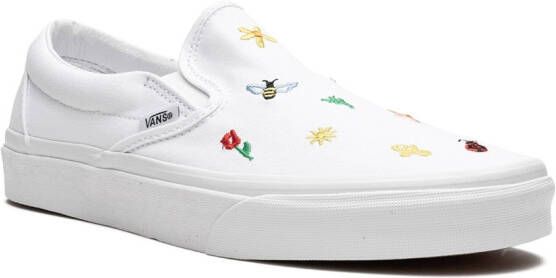 Vans "Classic slip-on Garden Party sneakers" Wit