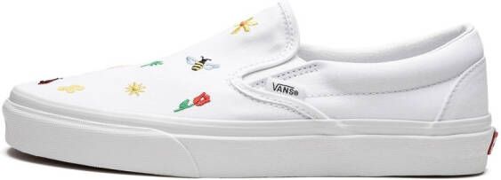 Vans "Classic slip-on Garden Party sneakers" Wit