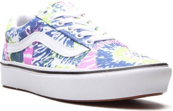 Vans ComfyCush tie-dye sneakers Blauw