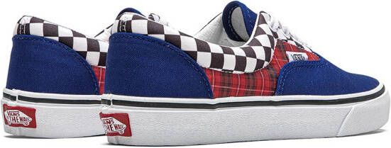 Vans Kids Era geruite sneakers Blauw