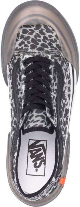 Vans Old Skool sneakers met luipaardprint Grijs