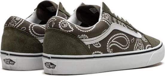 Vans Old Skool sneakers met paisley-print Groen