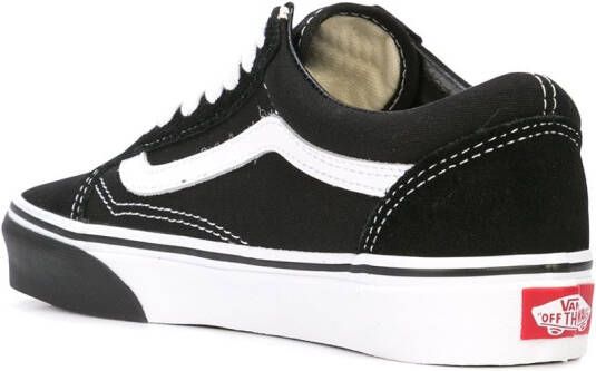 Vans Old Skool sneakers met vlammen Zwart