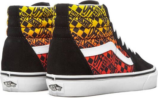 Vans Sk8 Flame high-top sneakers Zwart