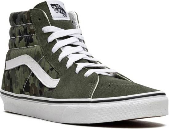 Vans "SK8-Hi Rain Camo Green sneakers" Groen