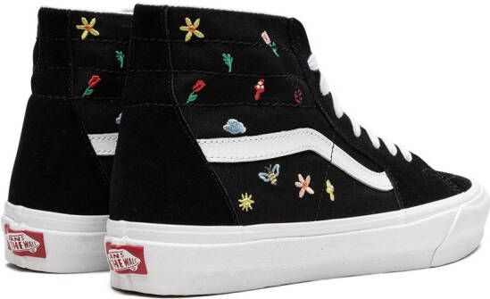 Vans "Sk8 Hi Tapered Garden Party sneakers" Zwart